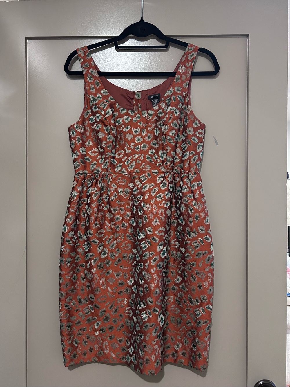 J. Crew leopard print dress